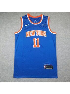 Youths Kids Jalen Brunson Blue Stitched Jersey